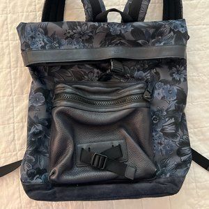 COACH BACKPACK DAYPACK HAWAIIAN PRINT TERRAIN CANVAS/LEATHER